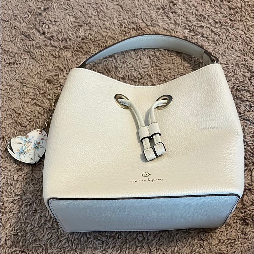 Nanette Lepore White Bucket Bag
